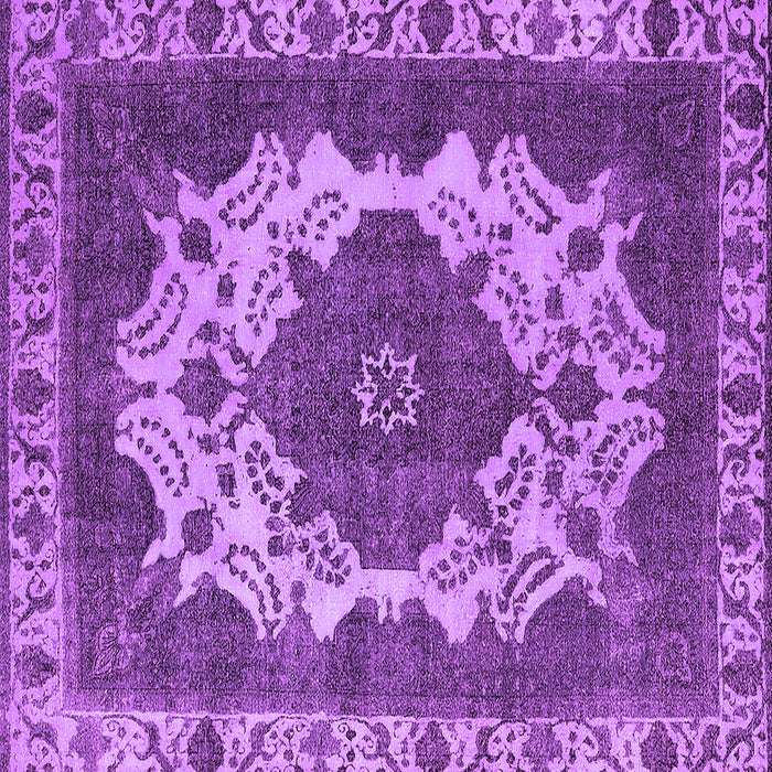 Square Oriental Purple Industrial Rug, urb2910pur