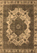 Machine Washable Oriental Brown Industrial Rug, wshurb2910brn