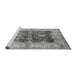 Sideview of Machine Washable Oriental Gray Traditional Rug, wshurb2911gry