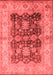 Oriental Red Traditional Area Rugs