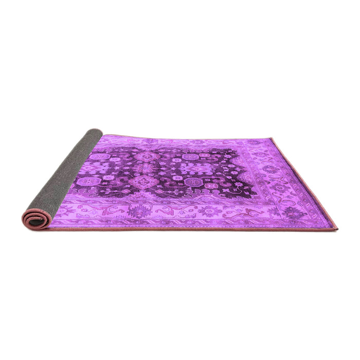 Sideview of Oriental Purple Traditional Rug, urb2911pur