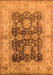 Oriental Orange Traditional Rug, urb2911org