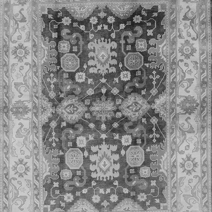 Machine Washable Oriental Gray Traditional Rug, wshurb2911gry