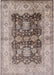 Mid-Century Modern Brown Oriental Rug, urb2911
