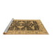 Sideview of Machine Washable Oriental Brown Industrial Rug, wshurb2912brn