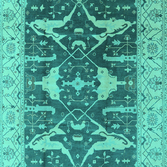 Oriental Turquoise Industrial Rug, urb2912turq