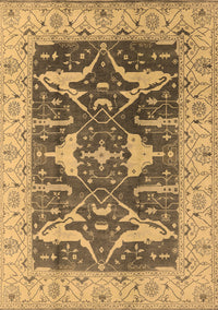 Oriental Brown Industrial Rug, urb2912brn