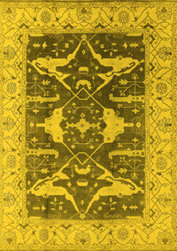 Oriental Yellow Industrial Rug, urb2912yw