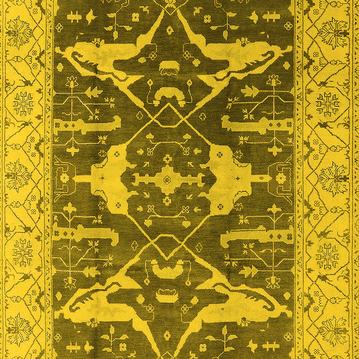 Oriental Yellow Industrial Rug, urb2912yw