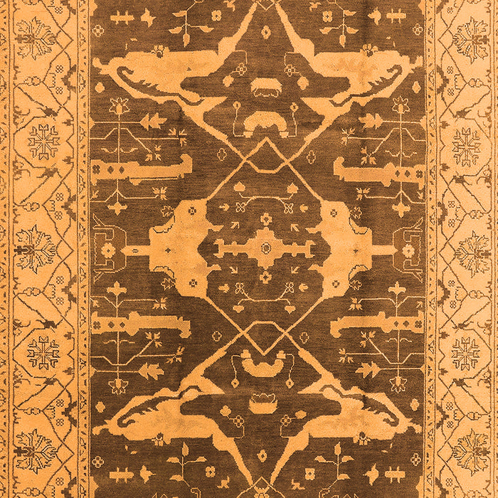 Oriental Orange Industrial Rug, urb2912org