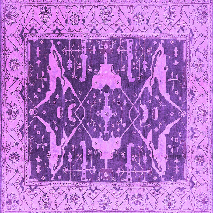 Square Oriental Purple Industrial Rug, urb2912pur