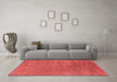 Industrial Red Washable Rugs