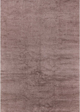 Mid-Century Modern Chestnut Brown Oriental Rug, urb2913