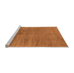 Sideview of Machine Washable Oriental Orange Industrial Area Rugs, wshurb2913org