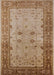 Mid-Century Modern Light Copper Gold Oriental Rug, urb2914