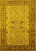 Oriental Yellow Traditional Rug, urb2914yw