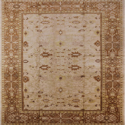 Square Machine Washable Industrial Modern Light Copper Gold Rug, wshurb2914