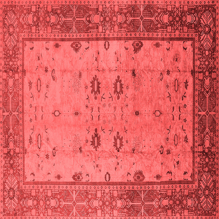 Machine Washable Oriental Red Traditional Rug, wshurb2914red