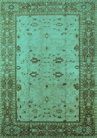 Oriental Turquoise Traditional Rug, urb2914turq