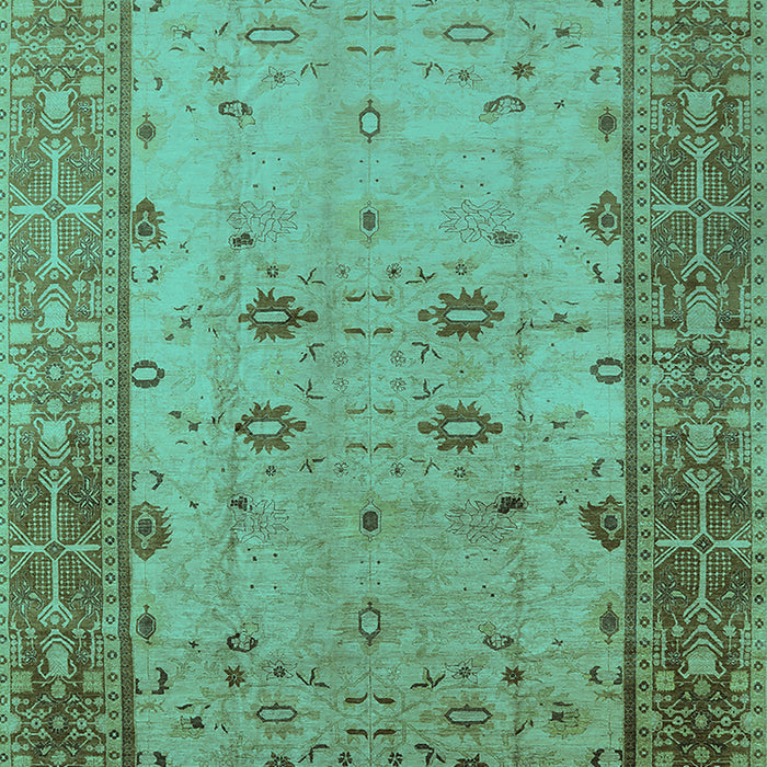 Oriental Turquoise Traditional Rug, urb2914turq
