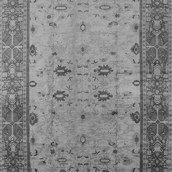 Machine Washable Oriental Gray Traditional Rug, wshurb2914gry