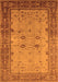 Oriental Orange Traditional Rug, urb2914org