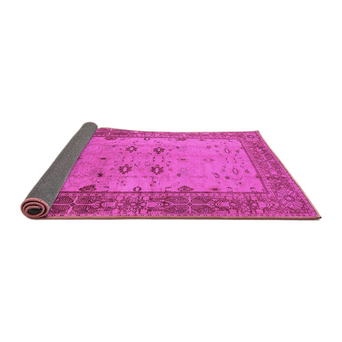Sideview of Oriental Pink Traditional Rug, urb2914pnk