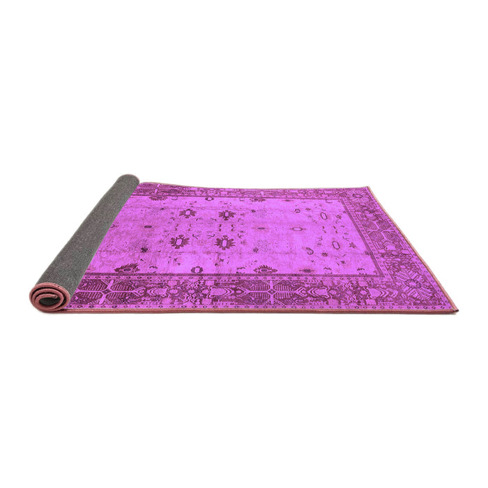 Sideview of Oriental Purple Traditional Rug, urb2914pur