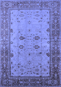 Oriental Blue Traditional Rug, urb2914blu