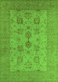 Oriental Green Industrial Rug, urb2915grn