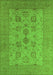 Oriental Green Industrial Rug, urb2915grn