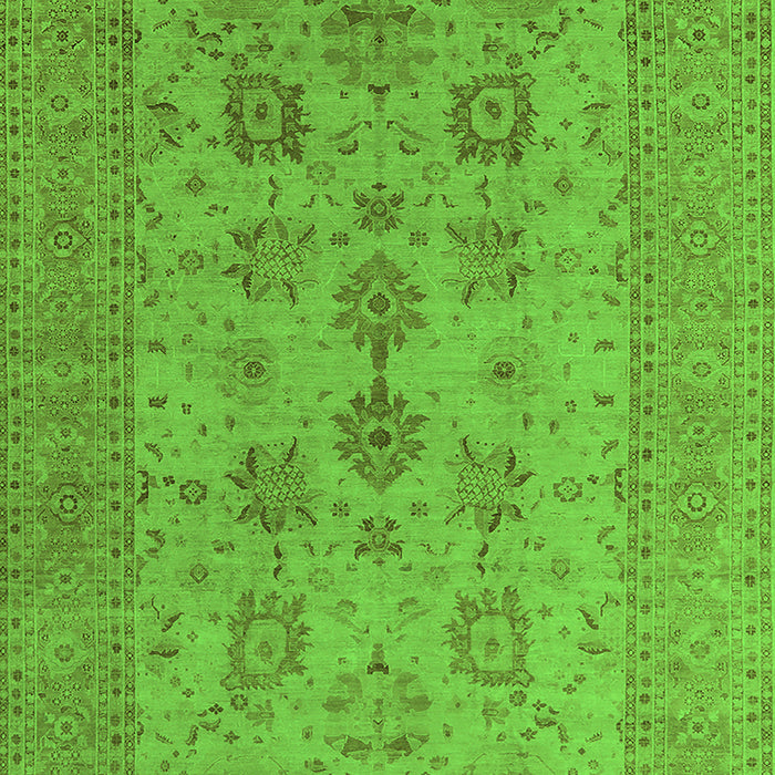 Oriental Green Industrial Rug, urb2915grn