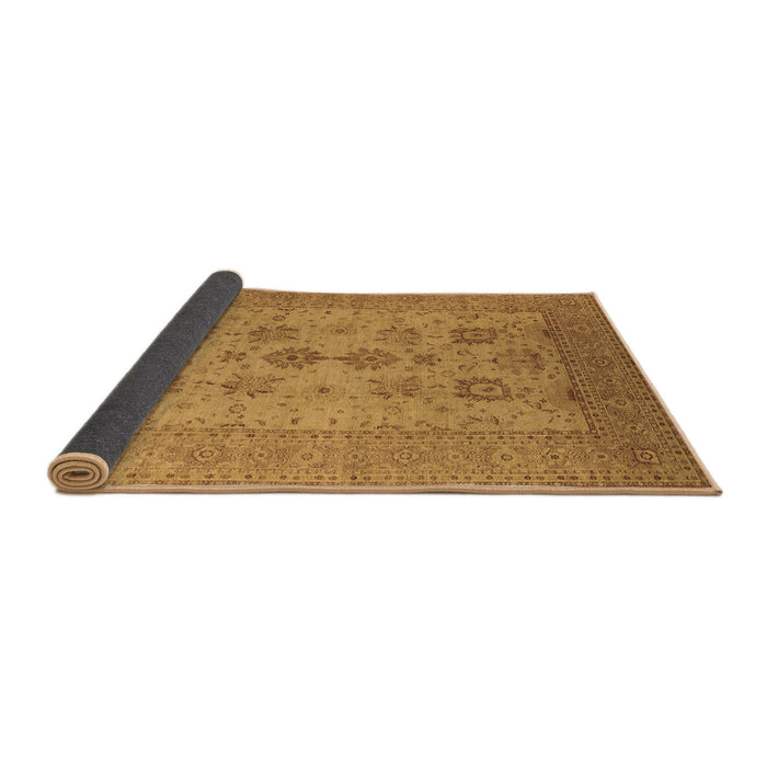 Sideview of Oriental Brown Industrial Rug, urb2915brn