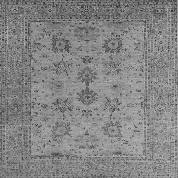 Square Oriental Gray Industrial Rug, urb2915gry