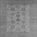 Square Oriental Gray Industrial Rug, urb2915gry