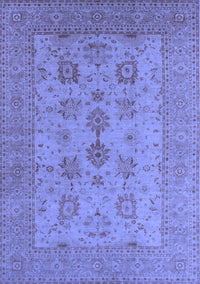 Oriental Blue Industrial Rug, urb2915blu