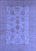 Oriental Blue Industrial Rug, urb2915blu