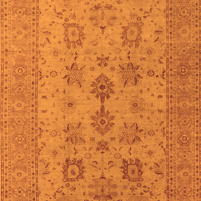 Oriental Orange Industrial Rug, urb2915org