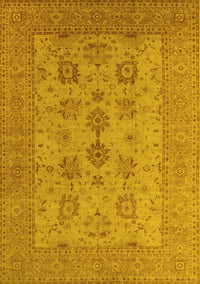 Oriental Yellow Industrial Rug, urb2915yw