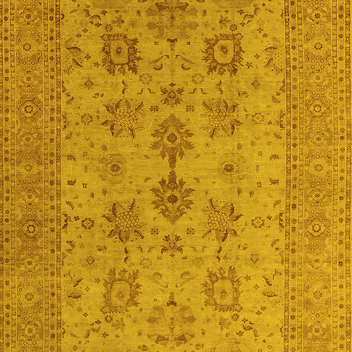Oriental Yellow Industrial Rug, urb2915yw