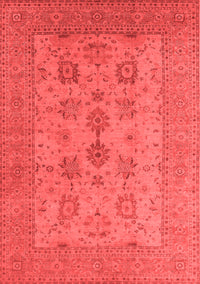 Oriental Red Industrial Rug, urb2915red