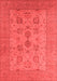 Oriental Red Industrial Area Rugs