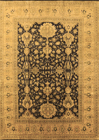 Oriental Brown Traditional Rug, urb2916brn