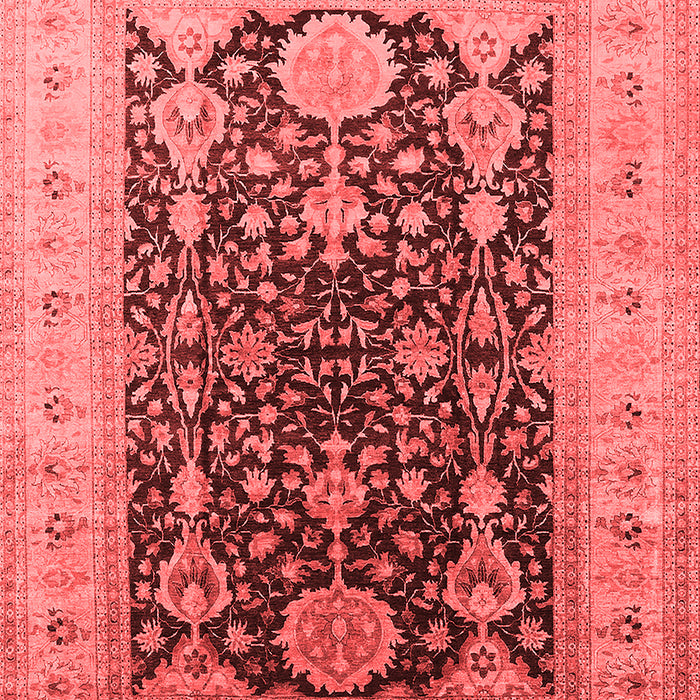 Machine Washable Oriental Red Traditional Rug, wshurb2916red