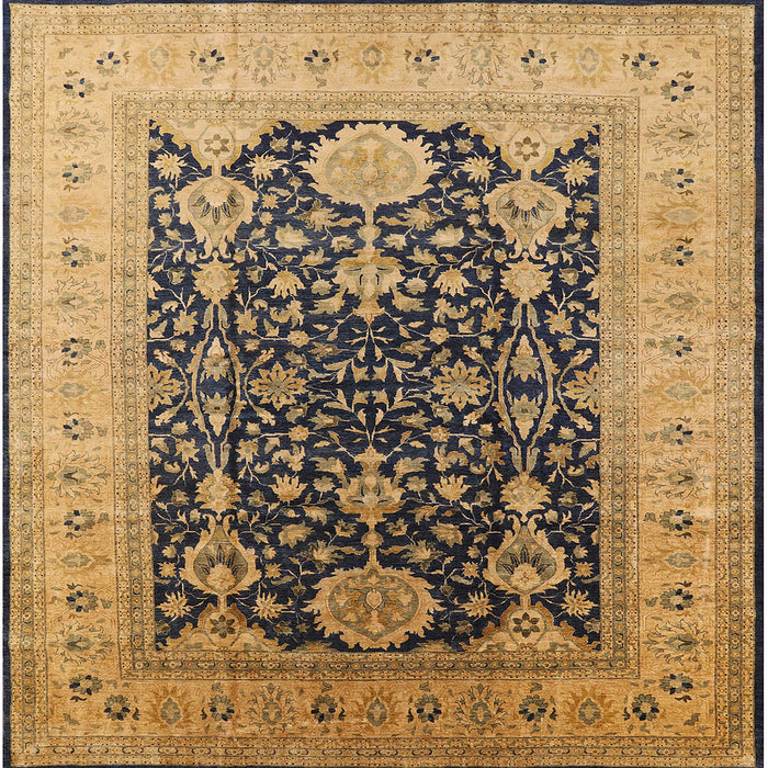 Square Machine Washable Industrial Modern Orange Rug, wshurb2916