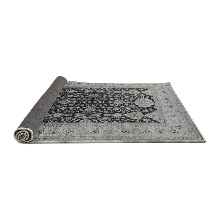 Sideview of Oriental Gray Traditional Rug, urb2916gry