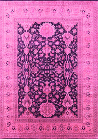 Oriental Pink Traditional Rug, urb2916pnk