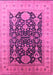 Oriental Pink Traditional Rug, urb2916pnk