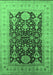 Oriental Emerald Green Traditional Rug, urb2916emgrn