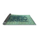 Sideview of Oriental Light Blue Traditional Rug, urb2916lblu